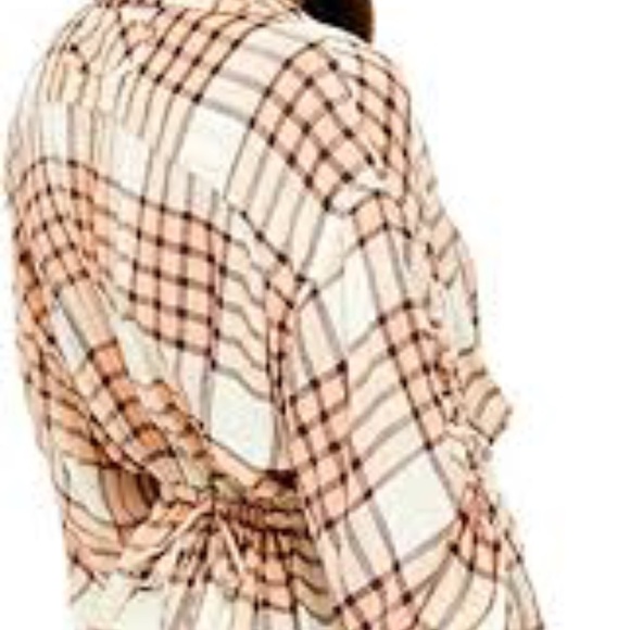 Free People Pacific Dawn Plaid Shirt - Picture 4 of 9